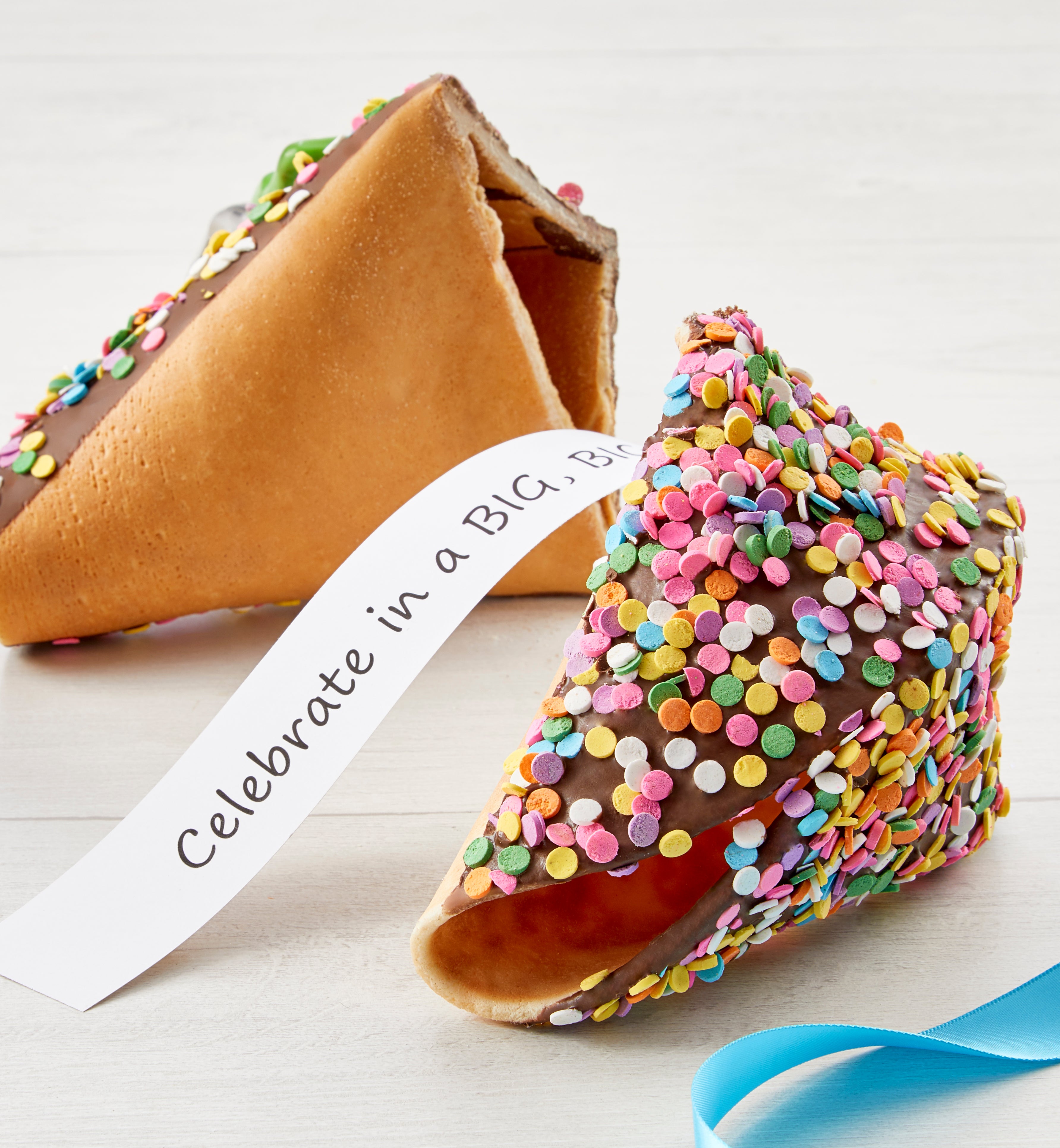 Personalized Gigantic Giant Confetti Fortune Cookie